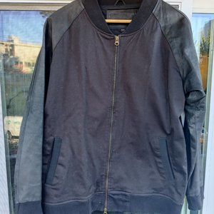 Zanerobe leather/cotton coat